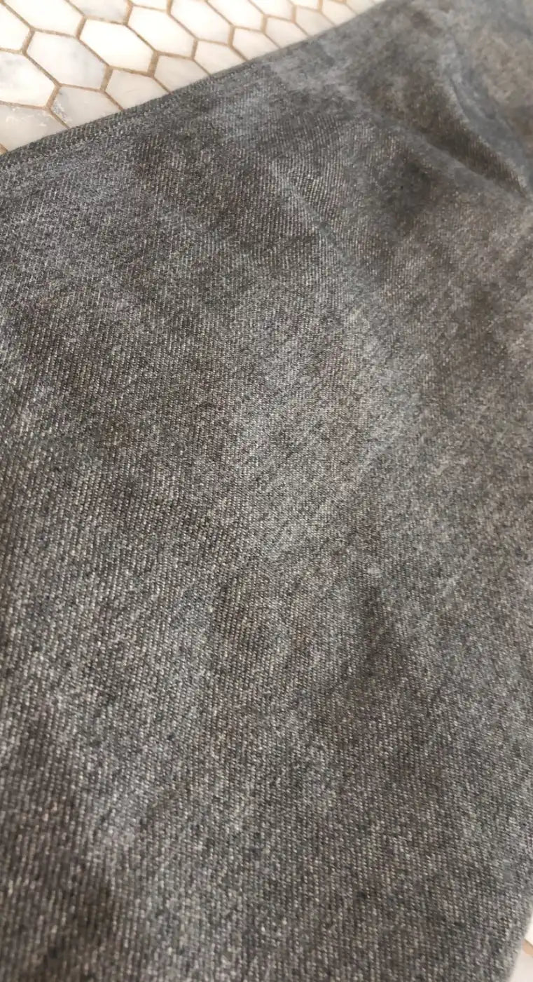 Number (N)ine Grey Backzip Denim