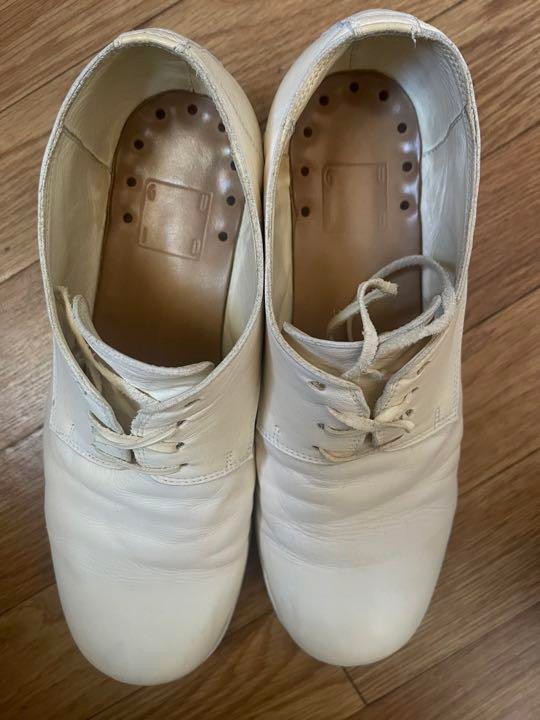 Guidi White 792ZI Metal Heel Derby