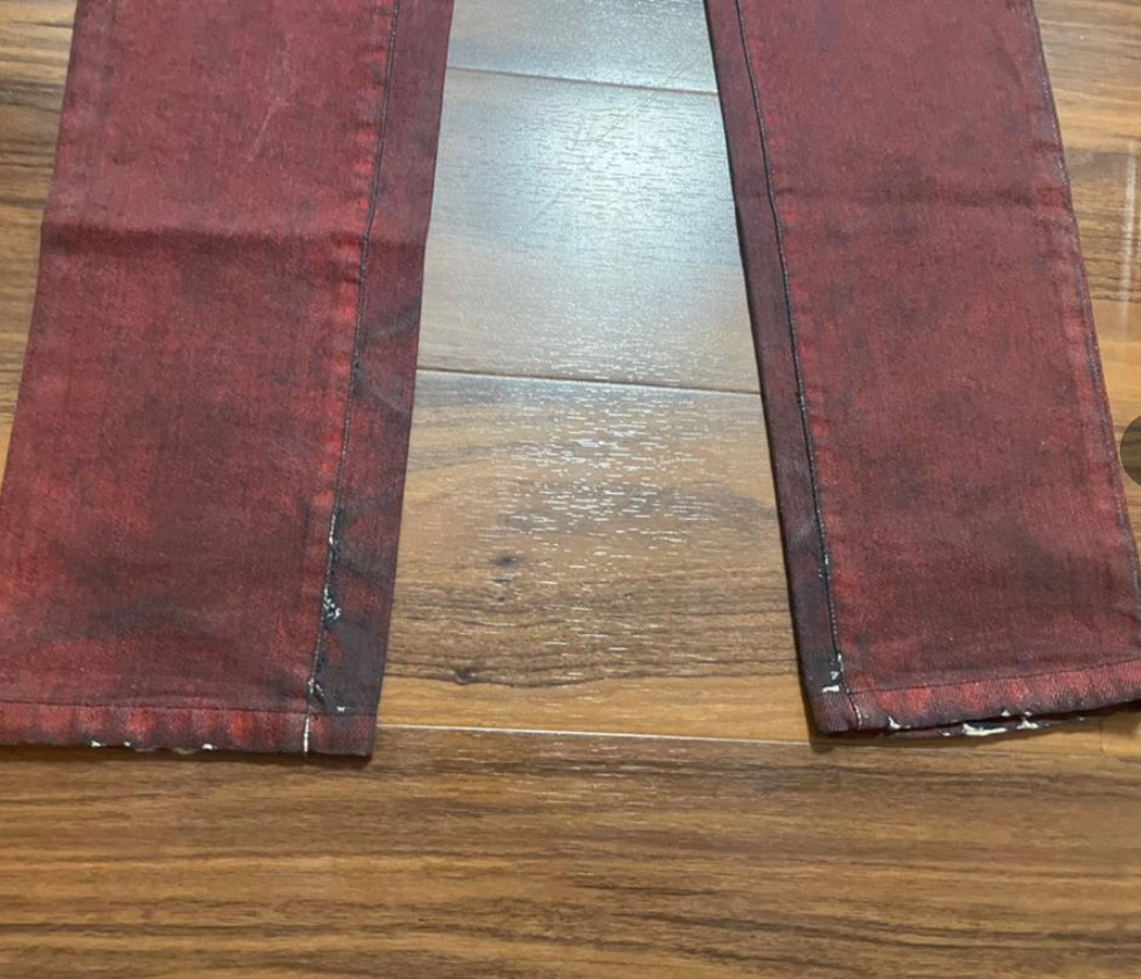 Raf Simons AW05 "History of My World" Rust Coated Denim