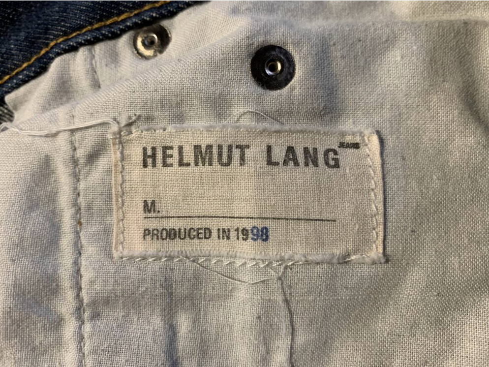 Helmut Lang Classic Raw Denim