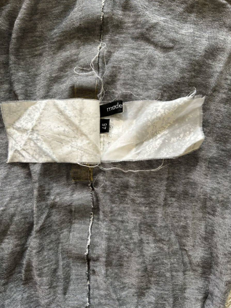 Carol Christian Poell Taped Cotton Melange Sweater