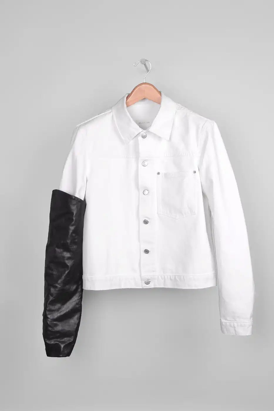 Helmut Lang SS03 Leather Sleeve Jacket