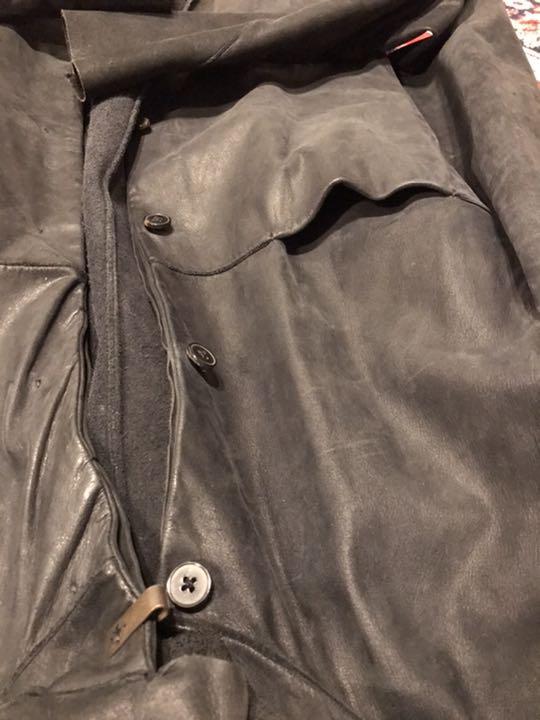 Ma+ Hooded Leather Aviator Jacket