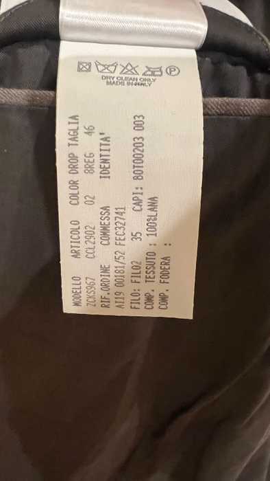 Salvatore Ferragamo Grey 2 button wool overcoat (sample piece)