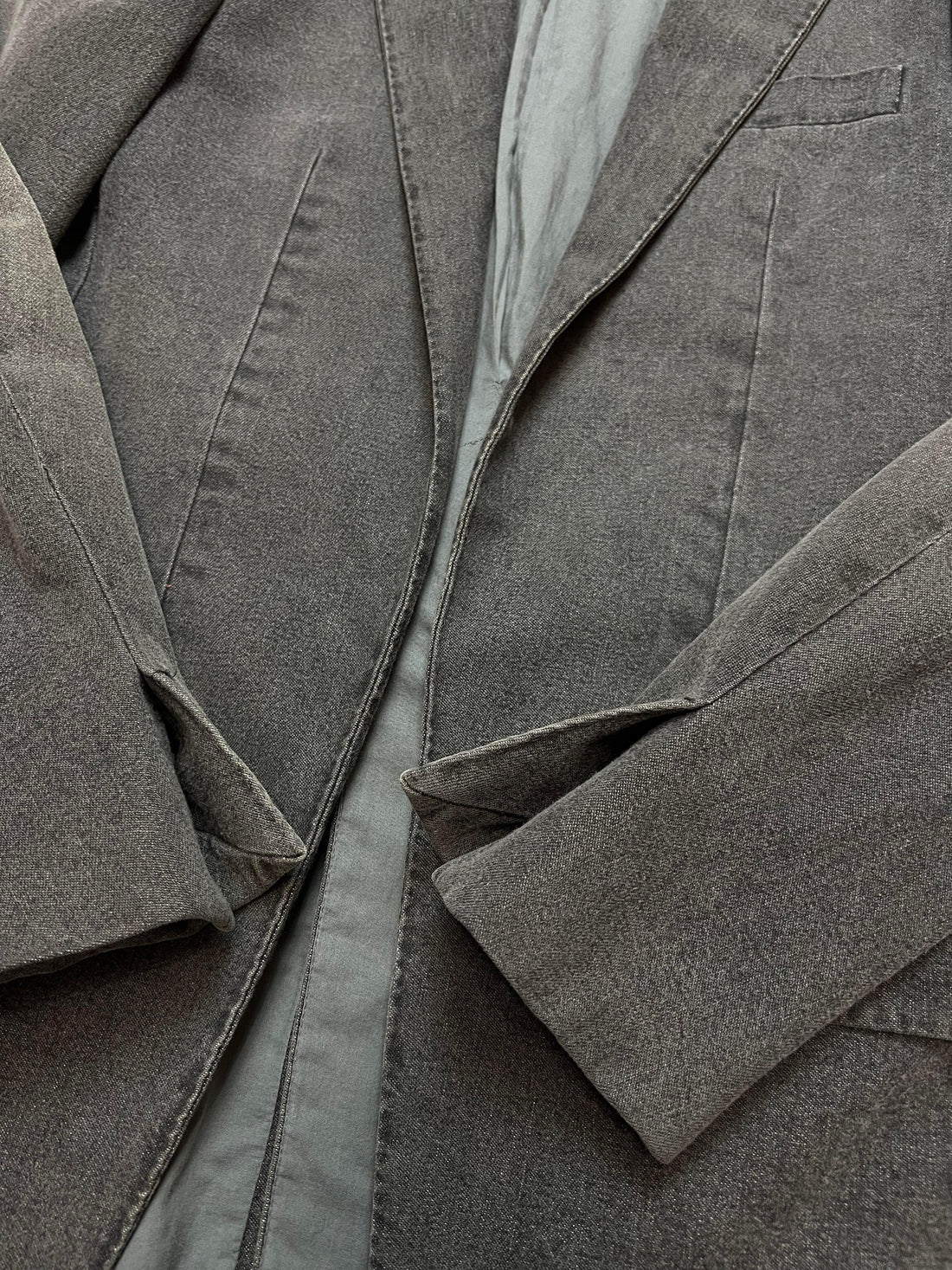 Carol Christian Poell SS01 Buttonless Denim Blazer, P01/0228